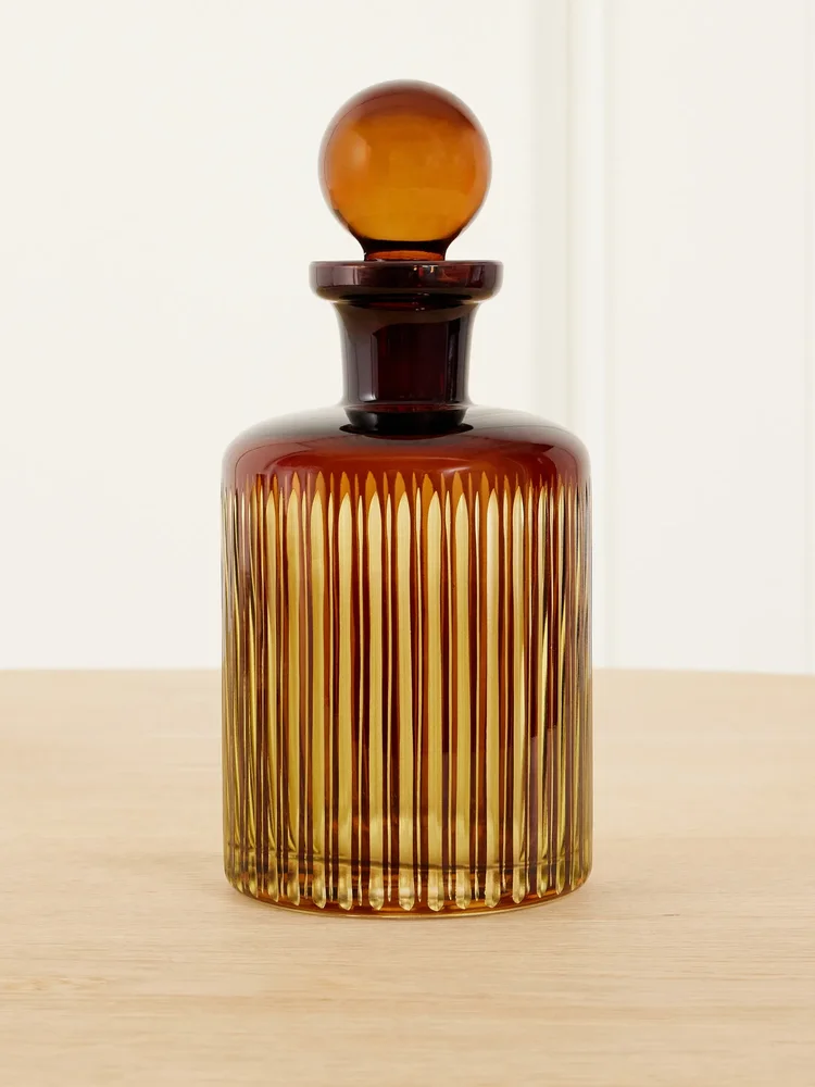 Prism glass decanter