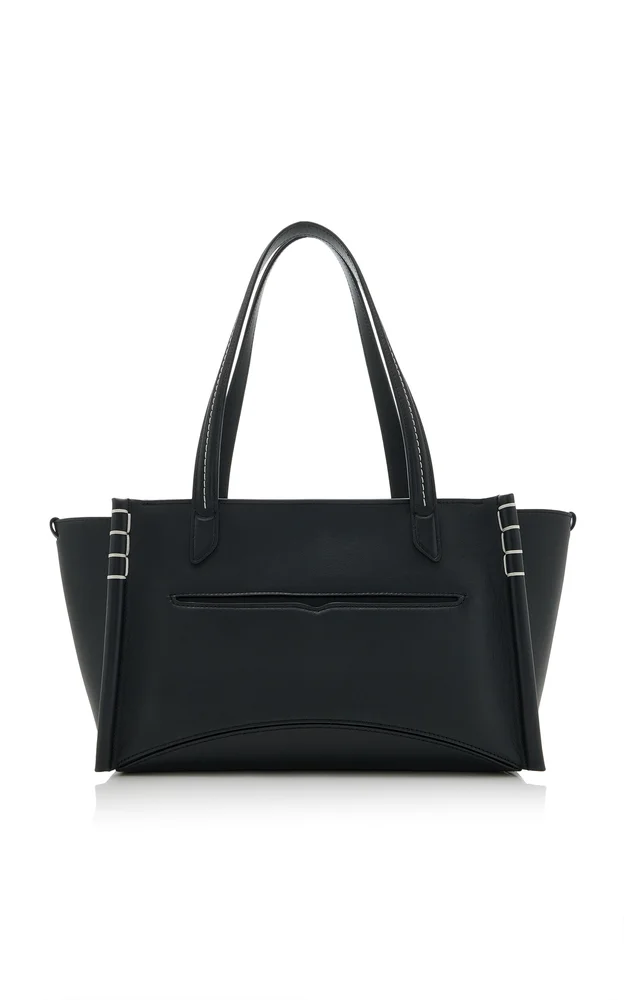 Elongated Loafer Leather Tote