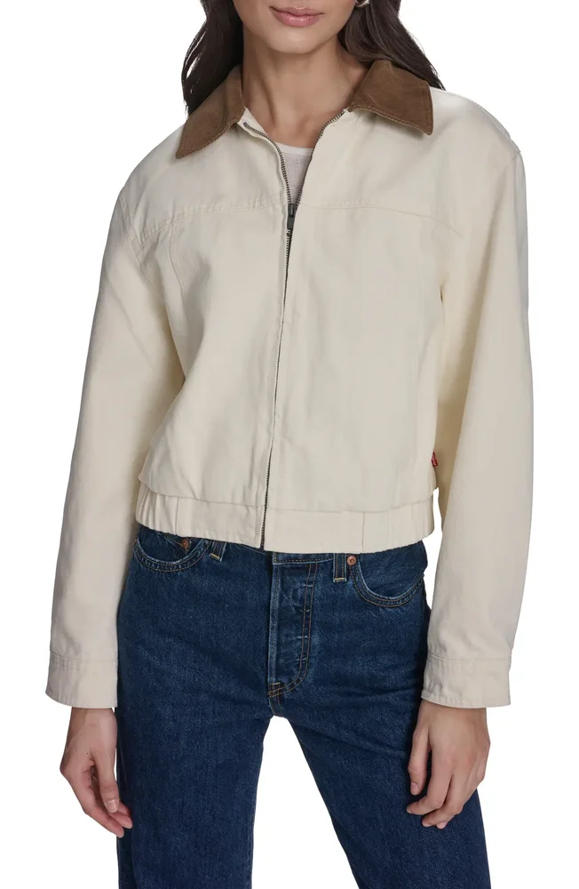 Corduroy Collar Chore Jacket