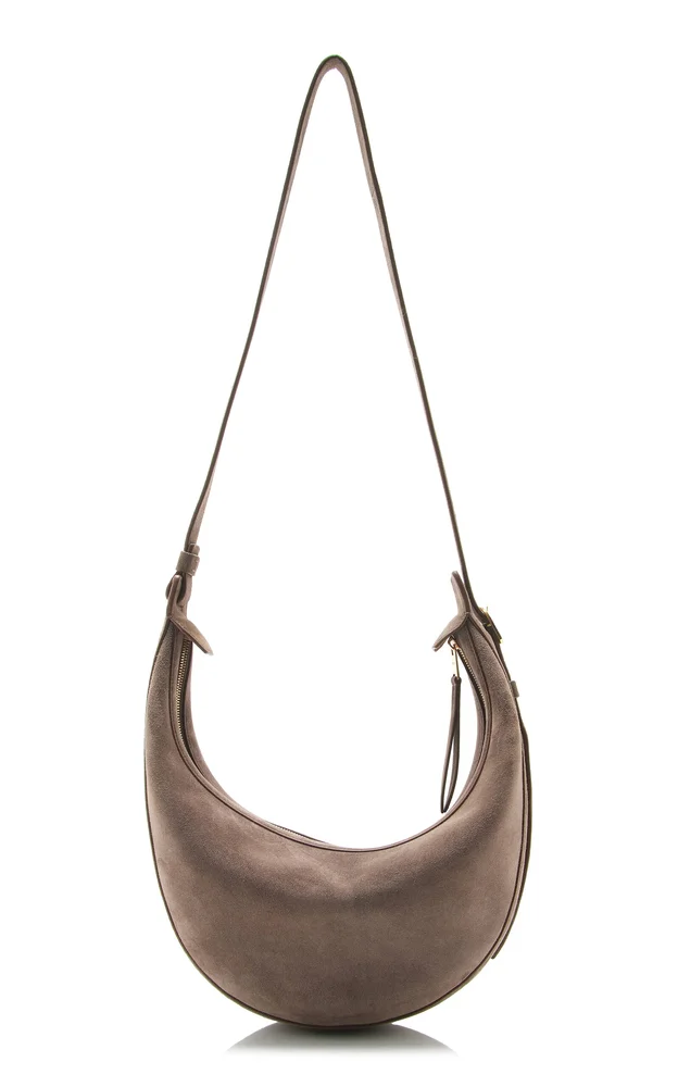 Augustina Small Suede Crossbody Bag