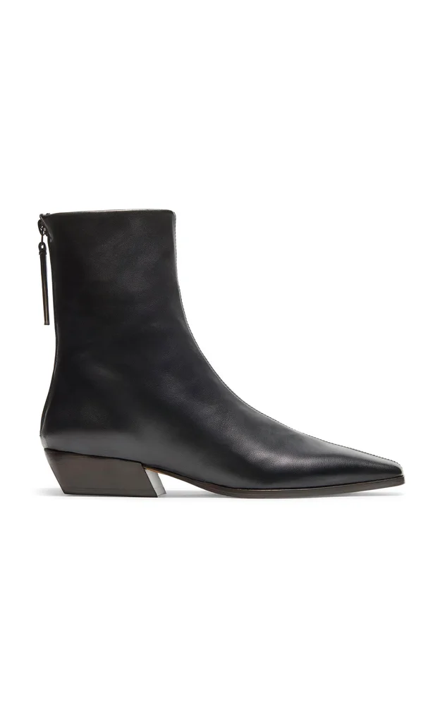 Minori Leather Ankle Boots