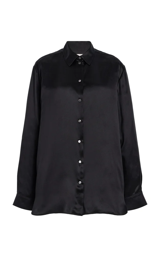 Sisilia Silk-Satin Shirt