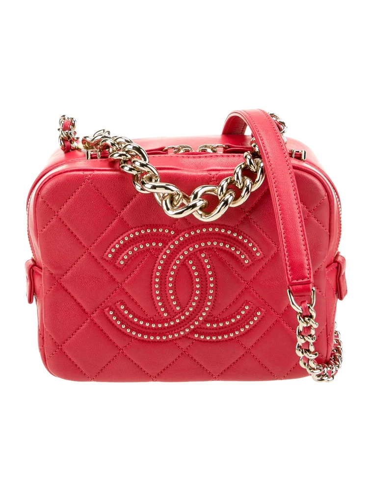 Beauty Begins Quilted Vanity w/ Chain