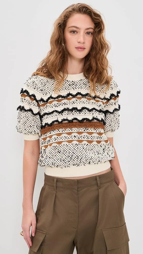 Andira Short Sleeve Knit Top
