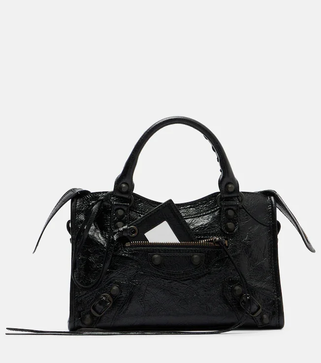 Le City Mini leather top-handle bag