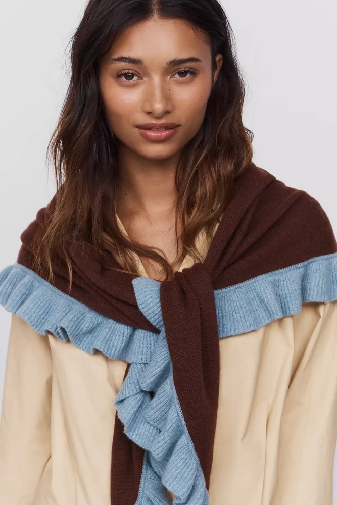 100% Merino Wool Large Triangle Scarf