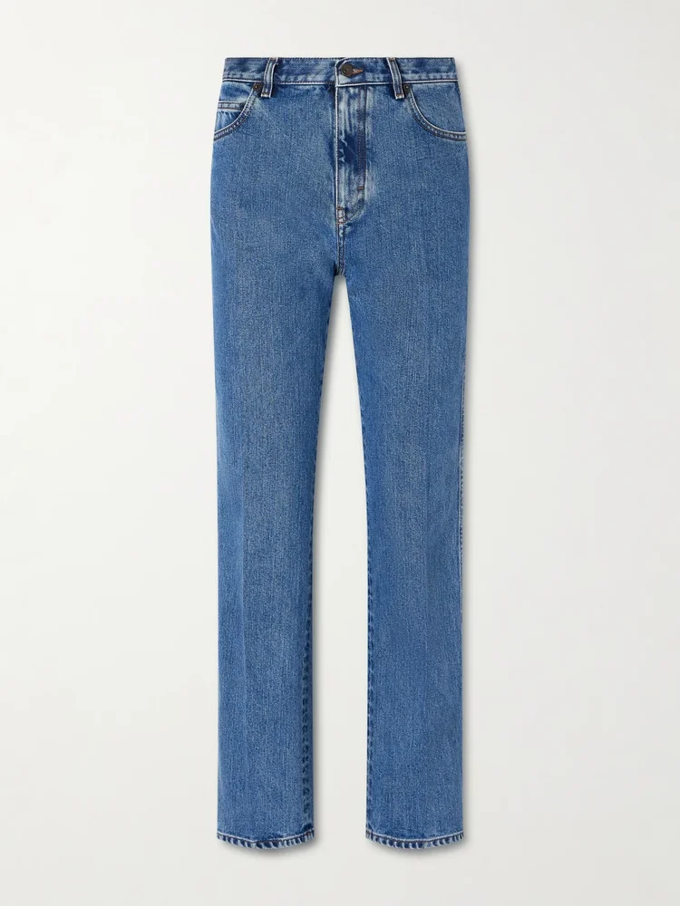 Brooke cropped mid-rise slim-leg jeans