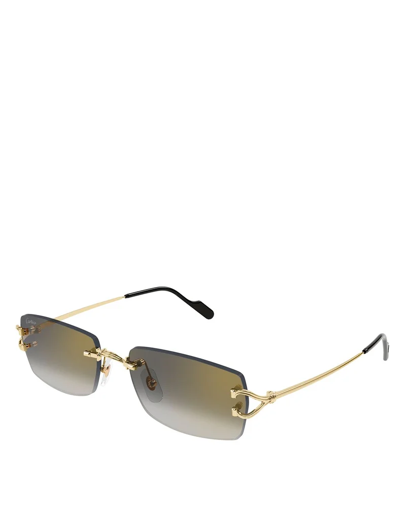 C Décor Rectangle Sunglasses, 56mm