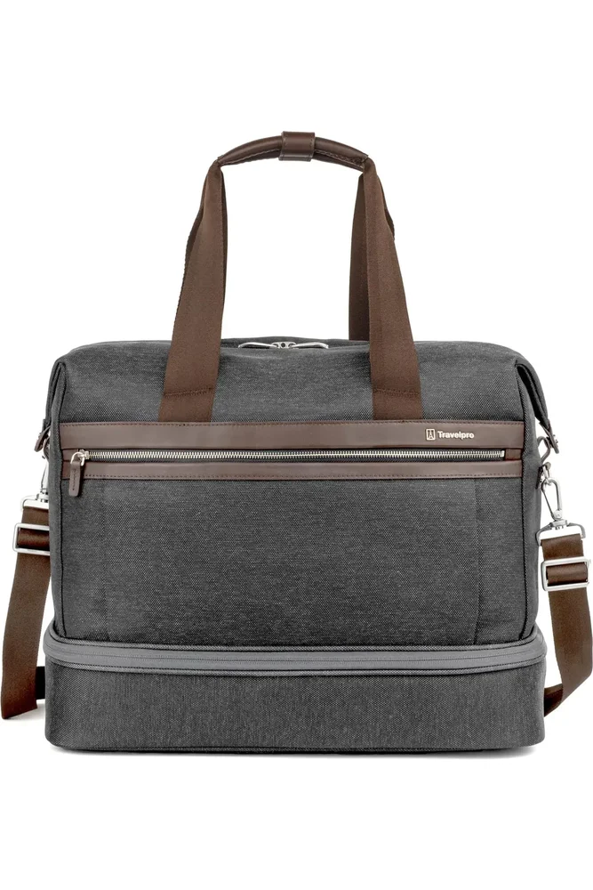 Platinum Elite Soft 18.5-Inch Carry-On Travel Drop-Bottom Weekender Duffel Bag