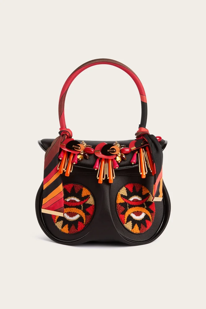 La Pupa Embroidered Handbag