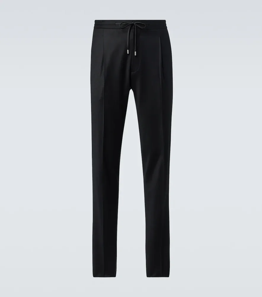 Wool and cashmere pants