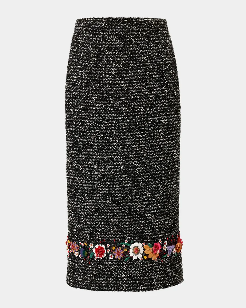 Embellished Pencil Skirt