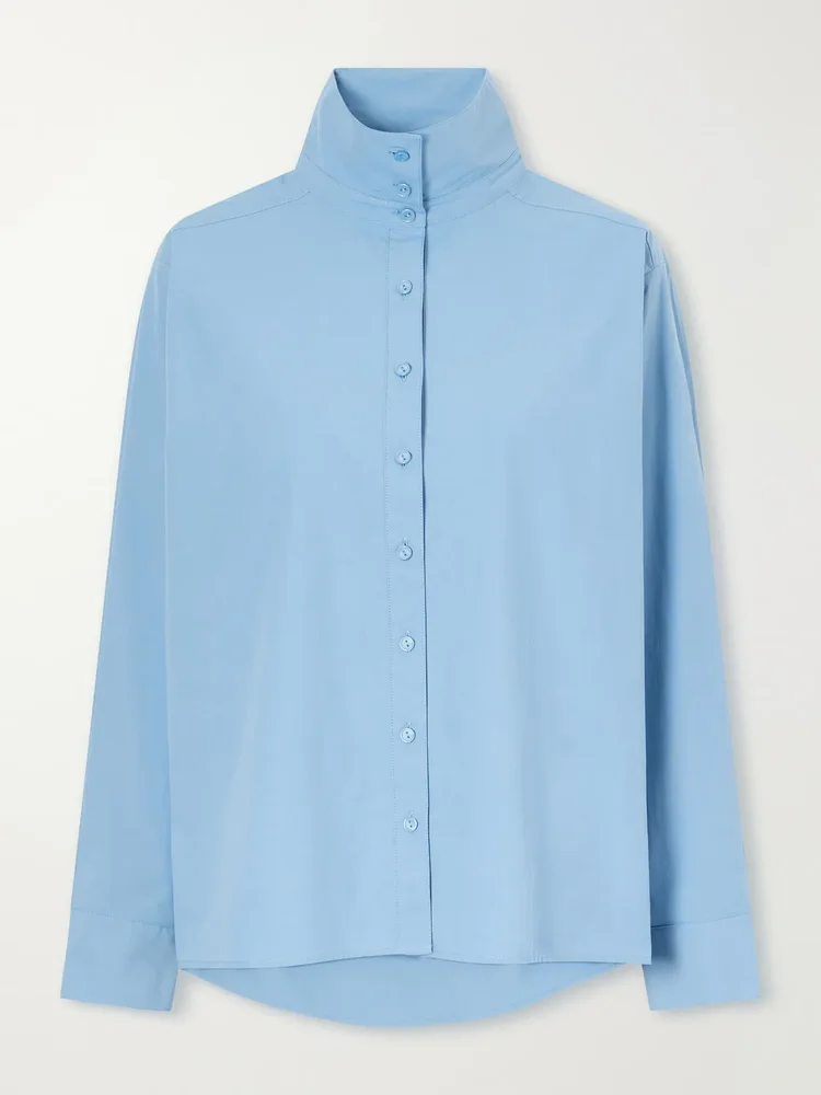 Madison cotton-poplin shirt