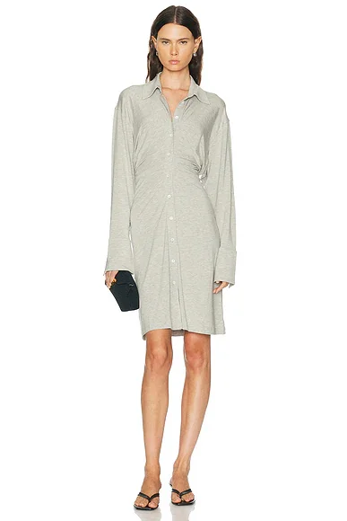 Slouch Jersey Shirt Dress