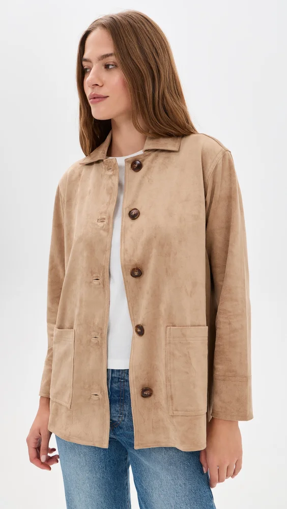 Decker Suede Chore Jacket