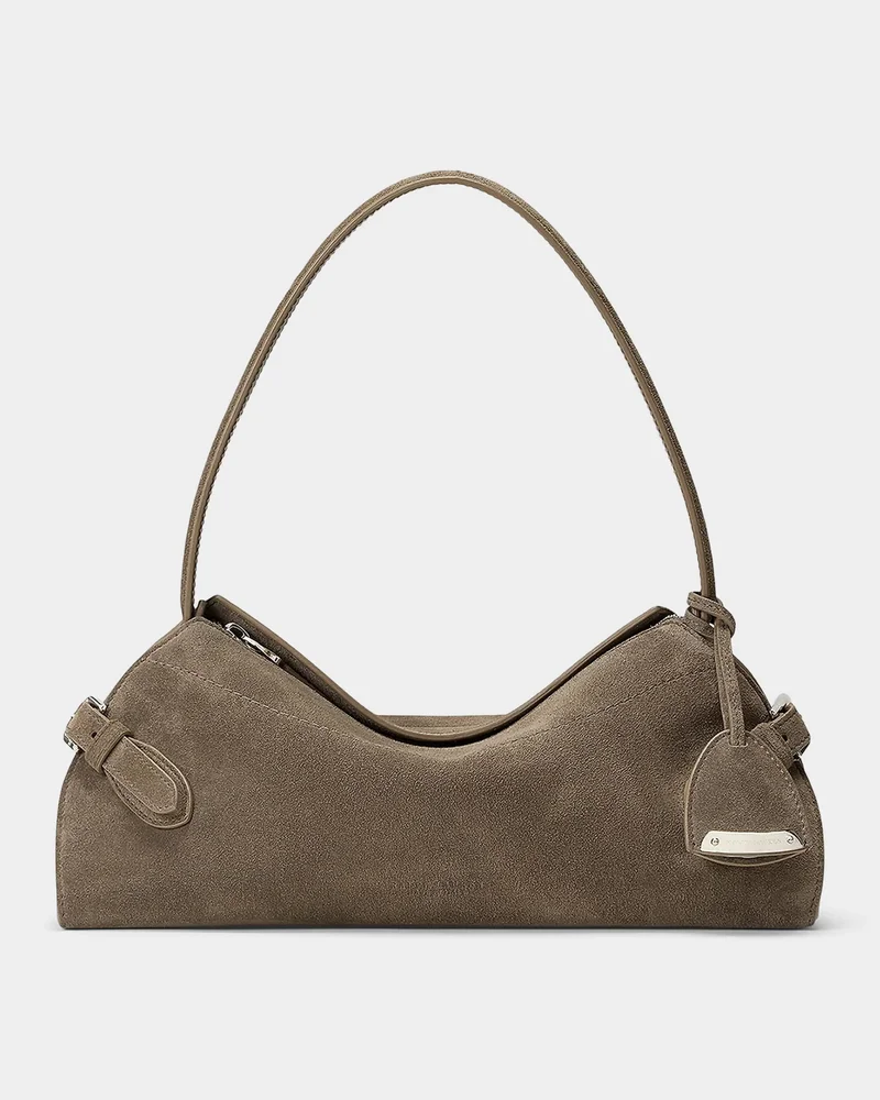 The Ralph Calf-Suede Small Shoulder Bag