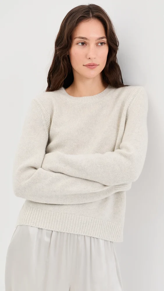 Noa Shrunken Crew Cashmere Sweater