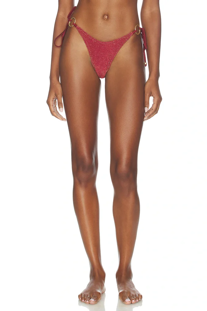 x REVOLVE Ring Cheeky Side Tie Bikini Bottom