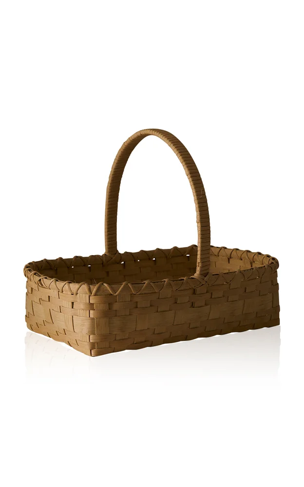 Folk Fleur Hand Basket