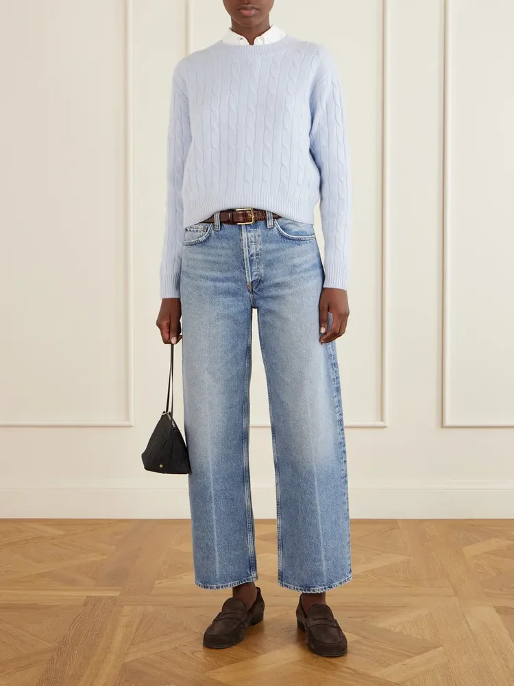 Tinka cable-knit cashmere sweater