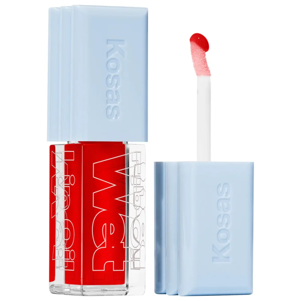 Wet Lip Oil Plumping Peptide Lip Treatment Gloss in Slushy