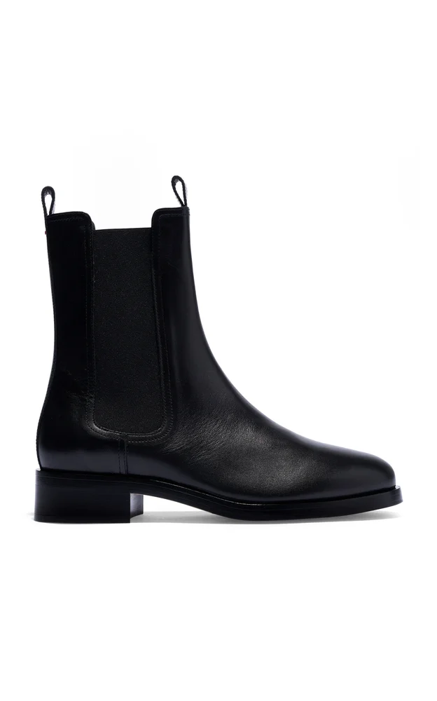 Caspar Leather Boots