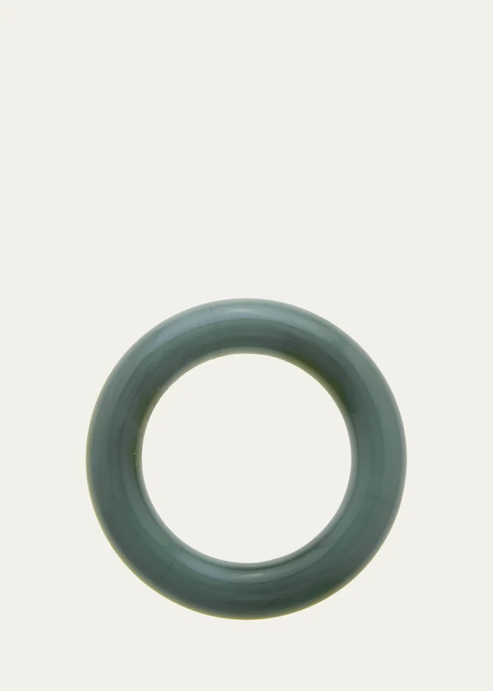 Pastel Green Resin Bangle