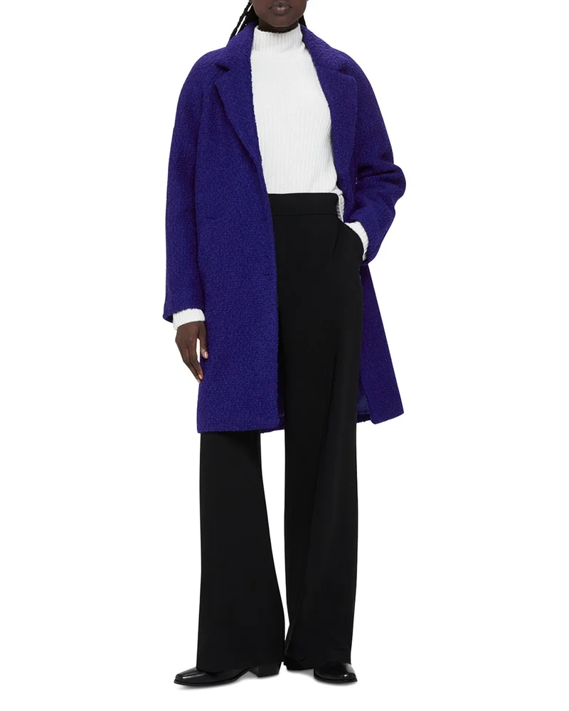 Wool Boucle Coat