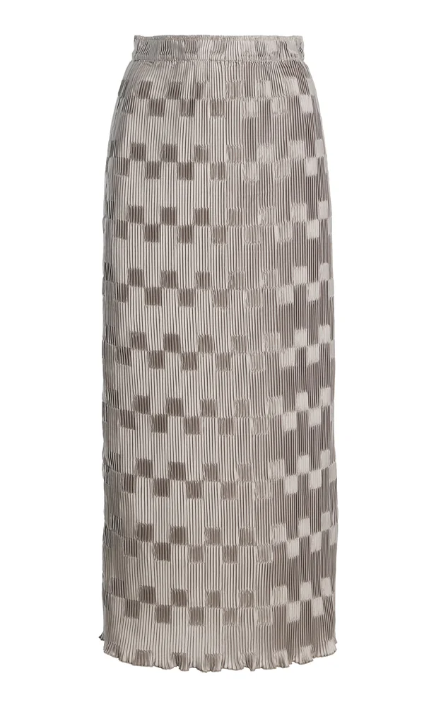 Lian Pleated Maxi Skirt