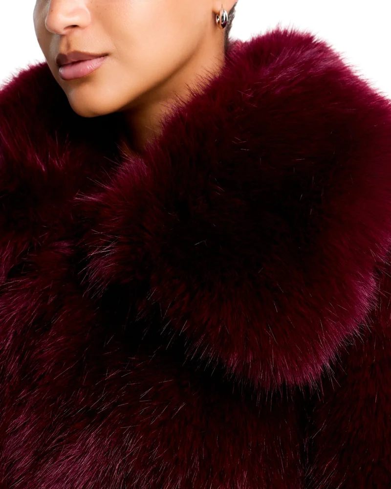 Faux Fur Collar Jacket - Exclusive