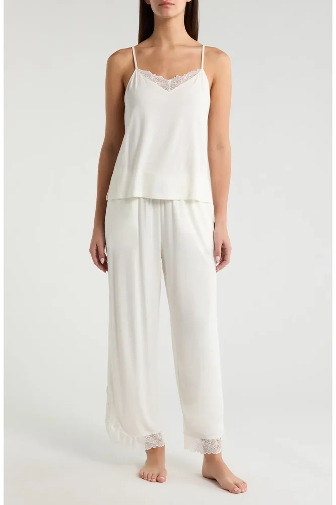 Moonlight Eco Lace Trim Pajamas