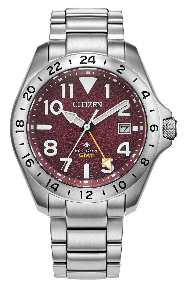 Promaster Land GMT Eco-Drive Bracelet Watch, 39.5mm