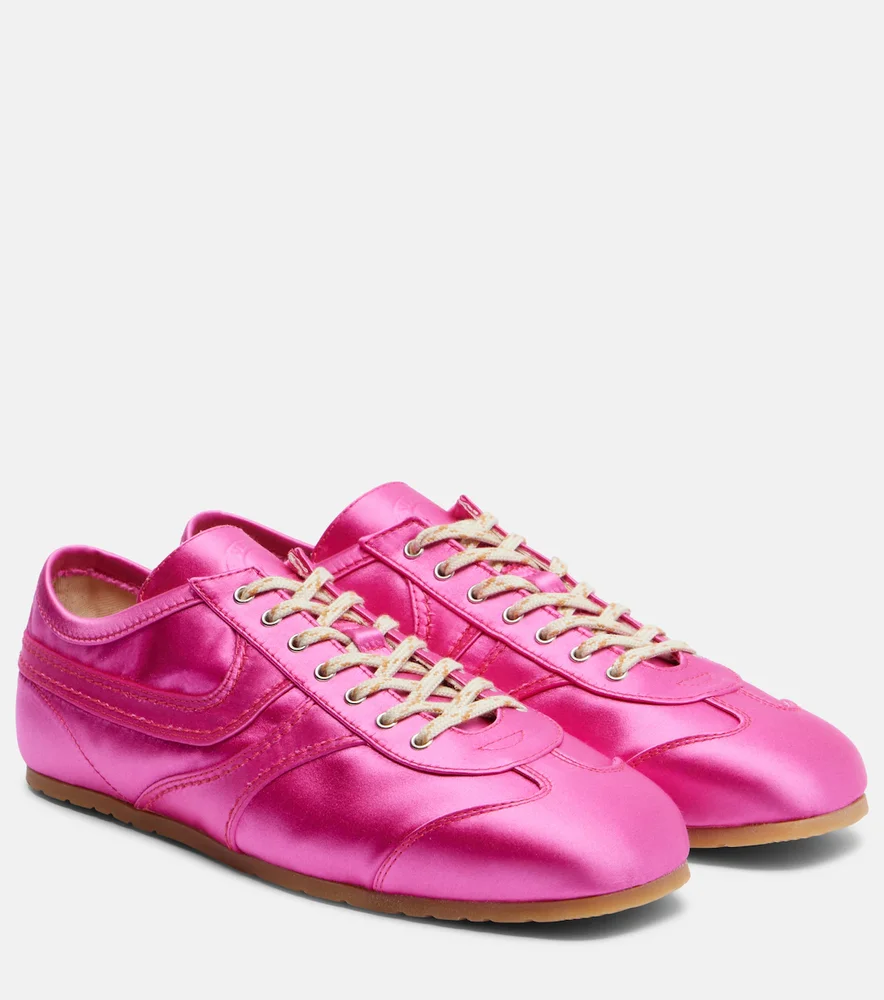 Satin Sneakers, Pink