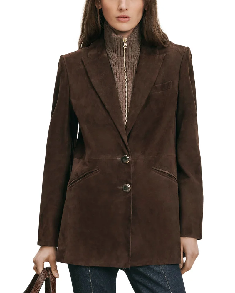 Maci Suede Dickey Jacket