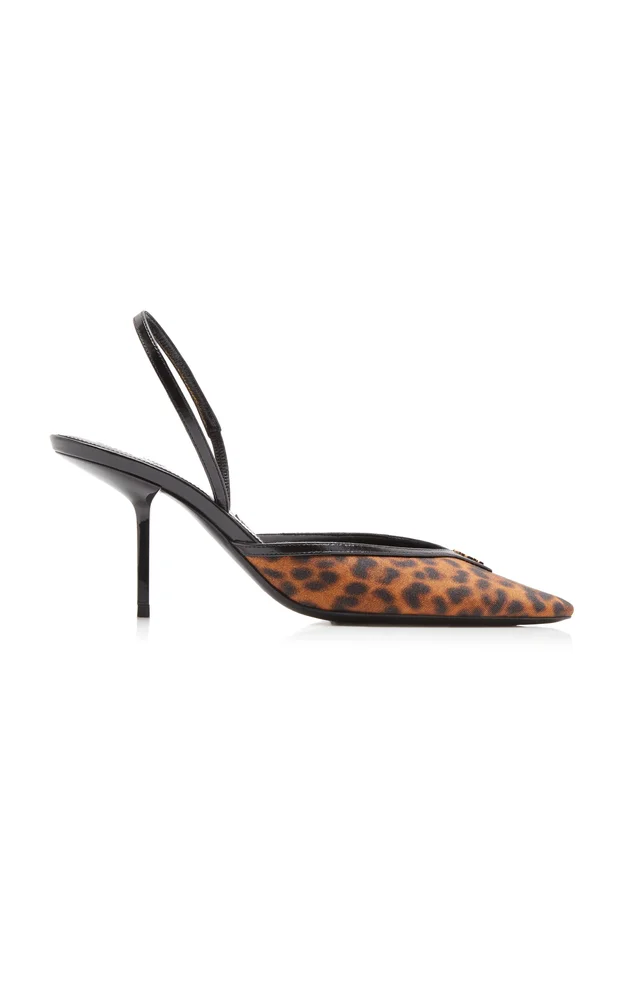Folie Leopard Grosgrain Pumps