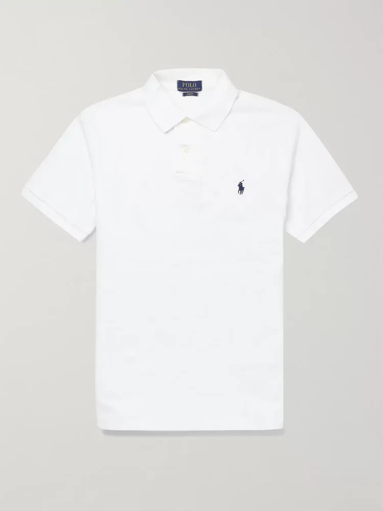 Slim-Fit Cotton-Piqué Polo Shirt