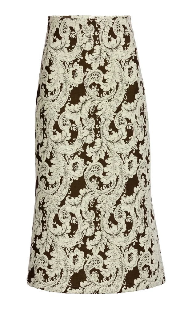 Atira Jacquard Midi Skirt