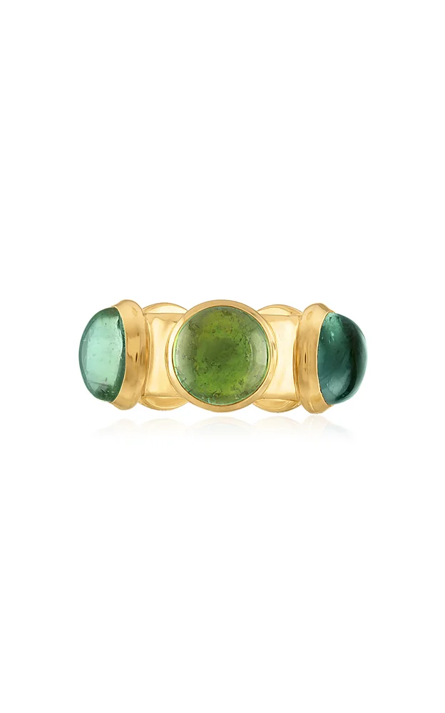 Vic 18K Yellow Gold Tourmaline Ring