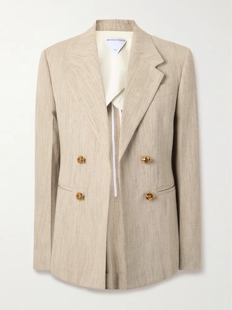 Embellished canvas jacket