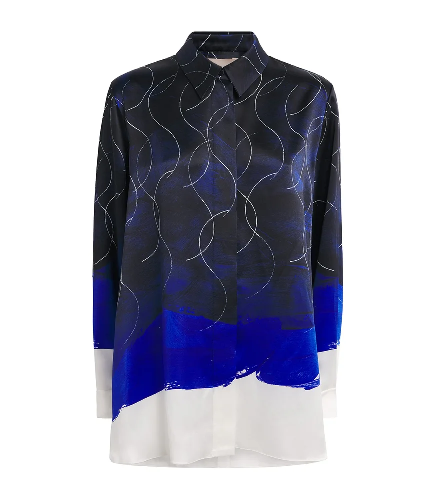 Silk Printed Leonara Blouse