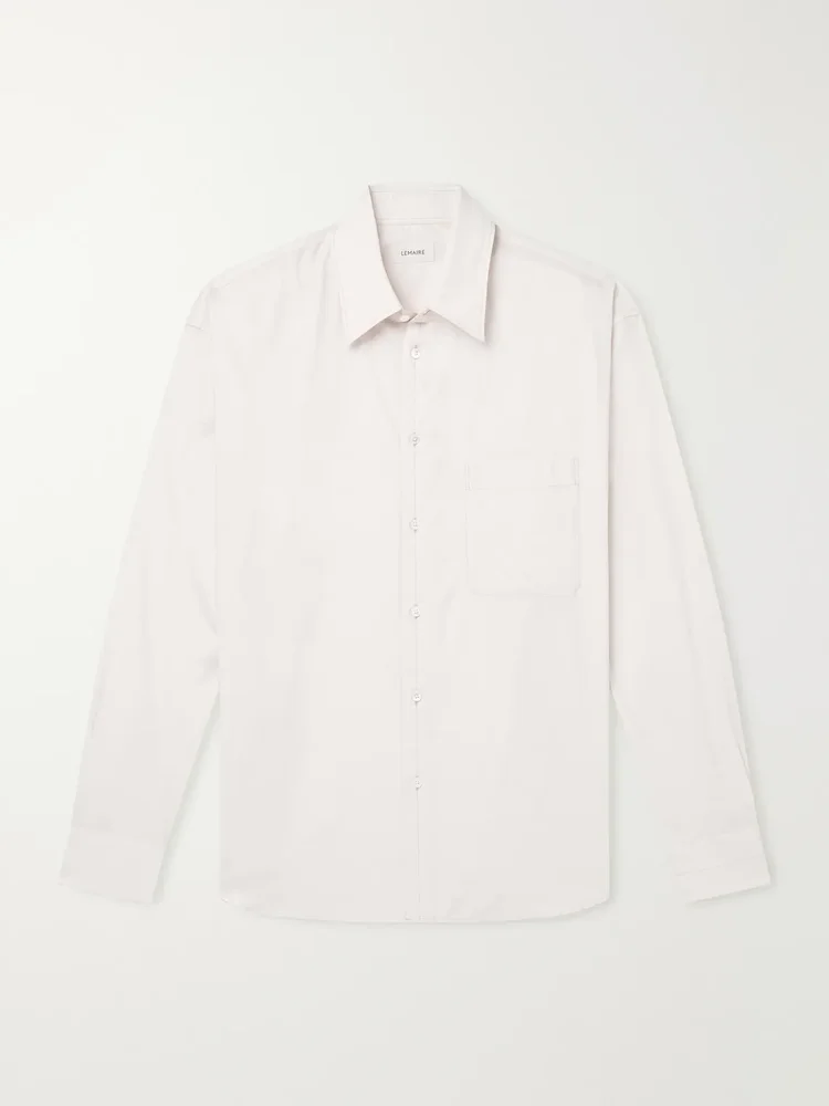 Cotton and Silk-Blend Shirt