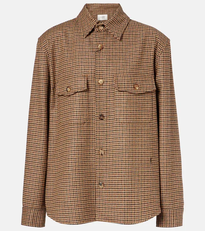 Houndstooth overshirt