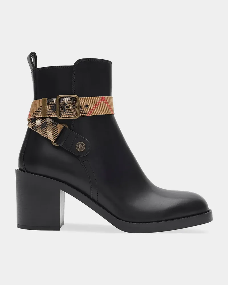 Huntley 80mm Leather Ankle Boots