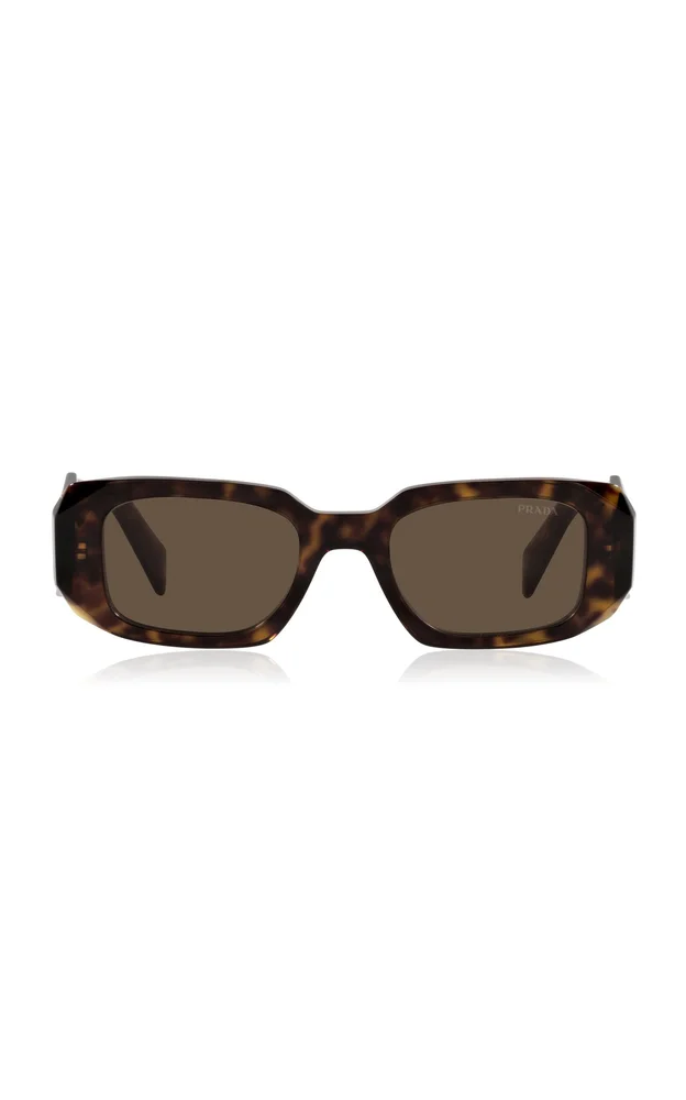 Square-Frame Acetate Sunglasses
