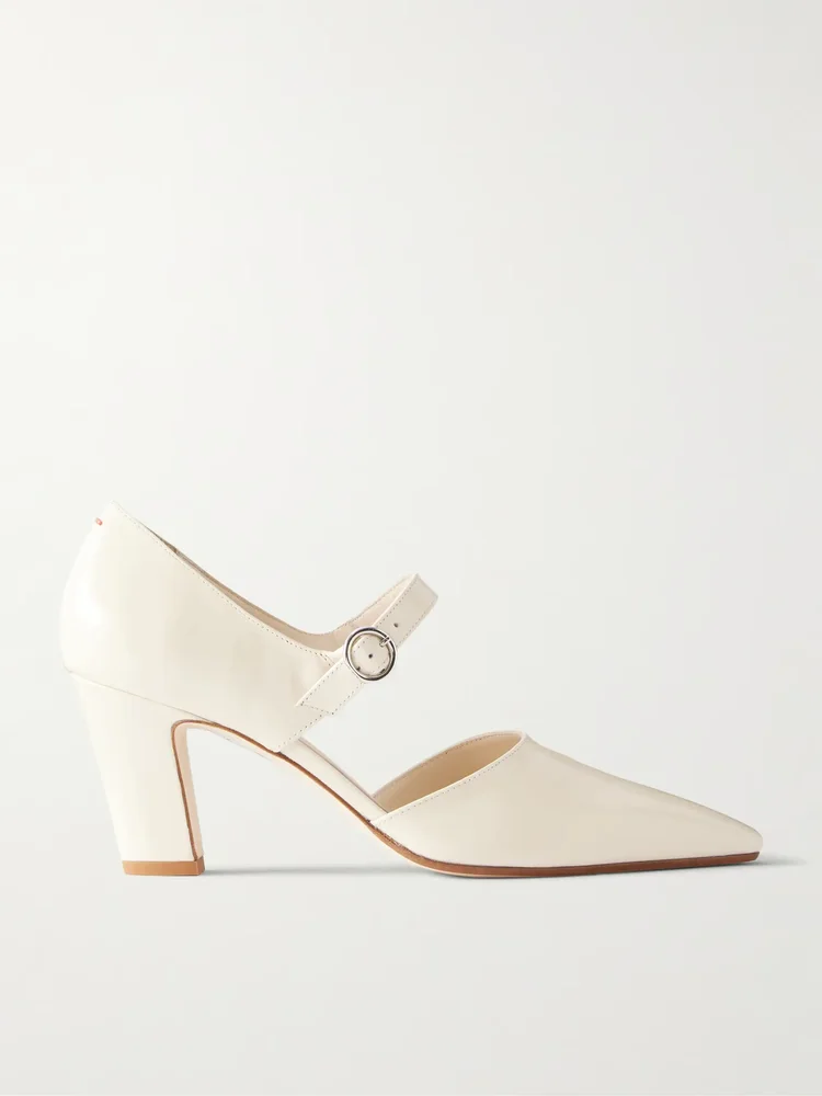 Isidora 75 Calf-Leather Mary Jane Pumps