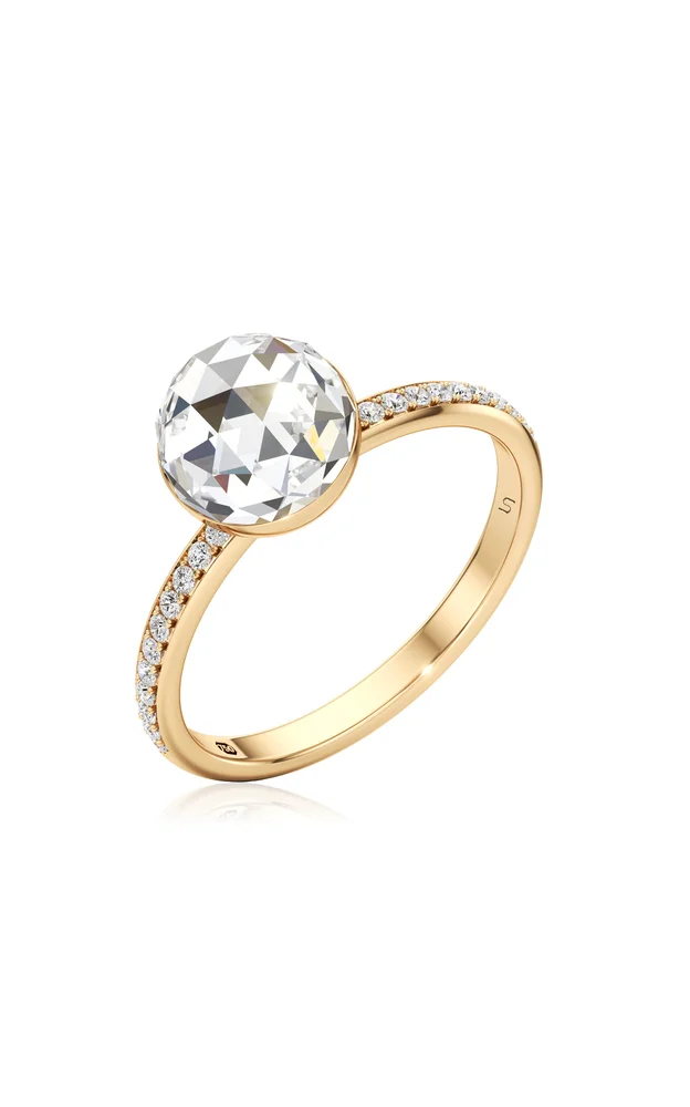 18K Yellow Gold Diamond Ring