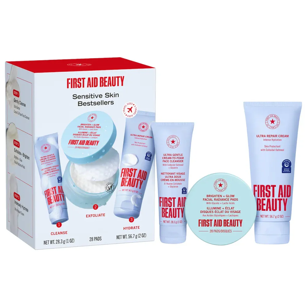 Sensitive Skin Bestsellers Skincare Routine Travel Set