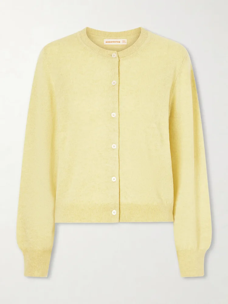 Enya cashmere and cotton-blend cardigan