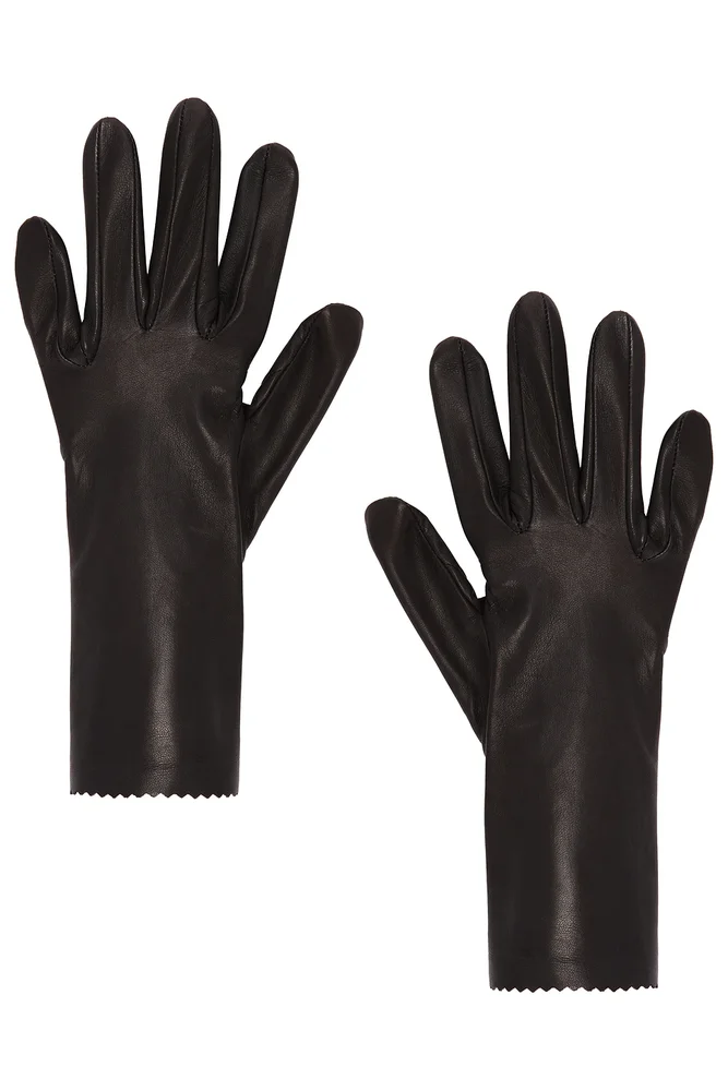 Short Leather Gloves