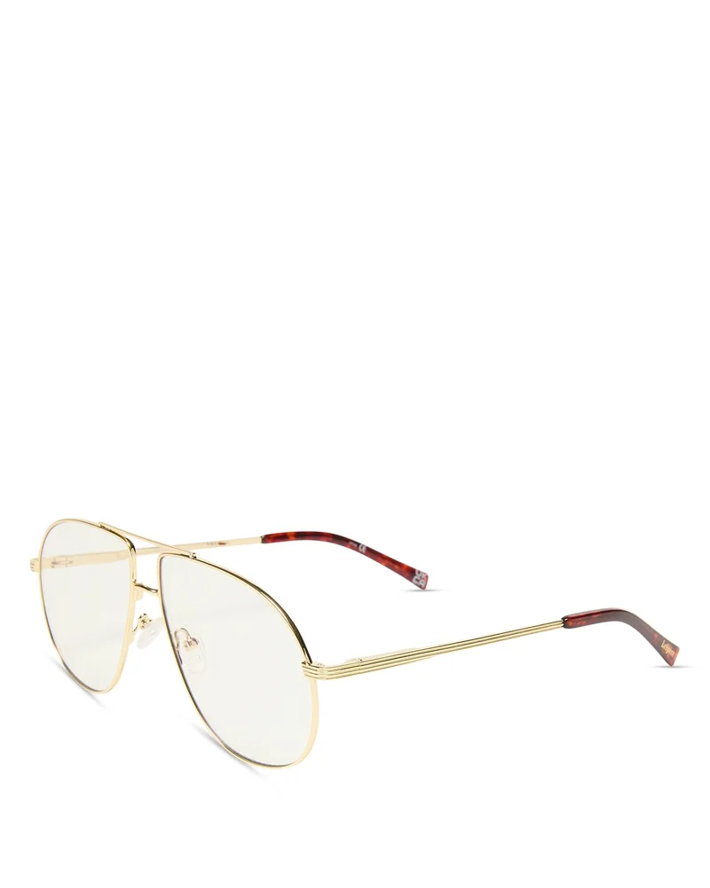 Schmaltzy Aviator Blue Light Glasses, 60mm